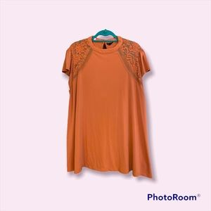 Torrid Dusty Peach Lace Top